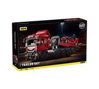 Kit de remorque MOC 95002, blocs de construction, modèle de voitures et camions de sport, briques à assembler, jouets pour garçons, coffret cadeau de noël, en STOCK No box