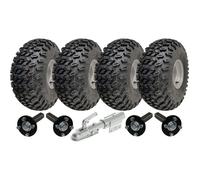 Kit de remorque - PARNELLS - 22x11.00-8 - 4 roues - Attelage pivotant - Pneus Wanda P334