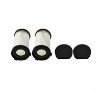 Kit de remplacement 4 filtres et 4 éponges pour Cecotec, pour Conga Thunderbrush 520/550/560 E, pour Handyforce 2761 2759, et balai électrique Handy Force RBT, accessoires pour aspirateur