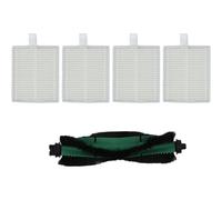 Kit de remplacement 5 pièces pour iRobot Roomba 105 Combo/Essential Series - Comprend 1 brosse rouleau et 4 filtres HEPA | Compatible avec Combo Essential/2 Essential/Y0110/Y0112/Y0140 modèles
