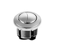 Kit de remplacement à bouton-poussoir de chasse pour WC à double fonction | Pièce universelle en acier inoxydable, compatible avec les toilettes standard, étanche à ressort pour réservoir