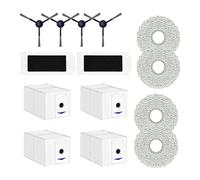 Kit de remplacement avec 14 pièces pour Ecovacs pour Deebot T30 Pro, pour aspirateur Omni, filtre à poussière, brosse latérale, serpillère pour un entretien efficace du sol