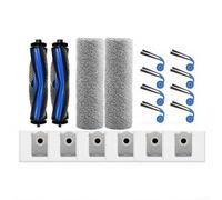 Kit de remplacement compatible avec Deebot X9 X11 T80s pour aspirateur robot Ecovacs avec brosses à rouleaux absorbantes