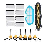 Kit de remplacement, compatible avec les aspirateurs robotiques EcoVacs, Deebot 500 600 601 Cen661, rouleau, brosse principale, filtres, brosse latérale(Set 2)