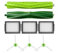 Kit de Remplacement Compatible avec Roomba E5 E6 i1 i3 i3+ i7 E5154 E5158 J7,Comprend 3 Brosses Latérales,3 Filtres et 2 Brosses Principales (Pas pour le ComboJ7+）