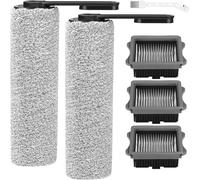 Kit de remplacement compatible avec Tineco Floor One S7 Pro - Brosse principale et jeu de 3 filtres pour aspirateur eau et poussière