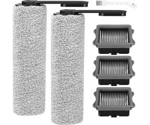 Kit de remplacement compatible avec Tineco Floor One S7 Pro - Brosse principale et jeu de 3 filtres pour aspirateur eau et poussière