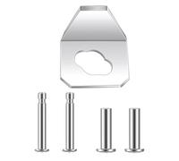 Kit de remplacement complet pour la fermeture de porte d'écran. Goupilles de plaque de montage en acier inoxydable. Dispositifs de protection. Solution d'installation facile pour tous les modèles de