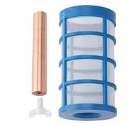 Kit de remplacement d'anode en cuivre, anode en cuivre d'ioniseur de pôle solaire | Anode de cuivre de purificateur de piscine | Enregistre l'écran du panier et vissez, réduit les pièces de rechange