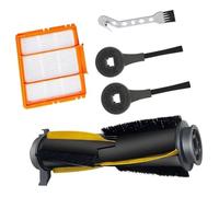 Kit de remplacement de 5 pièces for aspirateur robot Shark RV2001WD AV2001WD avec brosse à rouleau principal, 2 brosses latérales, filtre HEPA et outil de nettoyage