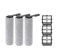 Kit de remplacement de 6 pièces Compatible avec Tineco Floor ONE S5 Combo, brosse à rouleau et ensemble de filtres HEPA, accessoires for aspirateur sec et humide