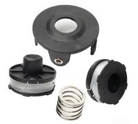 Kit de remplacement de bobine de fil de débroussailleuse DUR181Z - Bobine complète de 7,6 m - Capacité : 1,6 mm - Kit d'entretien pour débroussailleuse - Noir