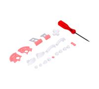 Kit de remplacement de boutons pour Game Boy Advance SP, ensemble complet de boutons avec croix directionnelle, gâchette et bouton d'alimentation.