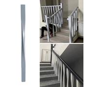 Kit de remplacement de broches d'escalier en bois - Balustres minimalistes modernes pour atterrissage d'escalier, marches inclinées et décoration d'intérieur élégante