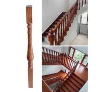 Kit de remplacement de broches d'escalier en bois - Balustres minimalistes pour une mise à niveau élégante des rampes d'escalier, installation facile pour l'atterrissage et l'inclinaison