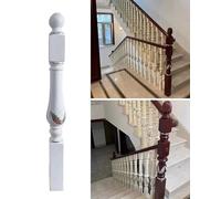 Kit de remplacement de broches d'escalier en bois - Balustres minimalistes pour une mise à niveau élégante des rampes d'escalier, installation facile pour l'atterrissage et l'inclinaison