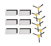Kit de remplacement de brosse latérale de filtre 18Pcs pour kit d'accessoires de pièces de rechange pour aspirateur robotique Ecovacs Deebot N79 (Couleur : Brosse latérale de filtre)