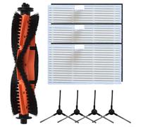 Kit de remplacement de brosse principale pour Mova S800 E20 Pro Plus pour Trouver E20 comprend 1 brosse principale, 4 brosses latérales, 3 filtres en nylon et plastique, nettoyage à haute aspiration