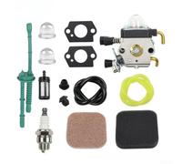 Kit de remplacement de carburateur avec filtre à air et conduite de carburant pour HT75 HT70 Sécateur à perche Scie à perche à ajustement direct du moteur