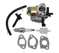 Kit de remplacement de carburateur pour moteurs Loncin 5,5 HP 6,5 HP - Assemblage du système de carburant - Plaque vibrante - Compacteur - Souffleuse à neige - Pièces de rechange avec tuyau