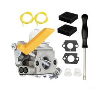 Kit de remplacement de carburateur pour tondeuse à gazon et souffleur compatible avec CS26 pour SS26 SS30 CS30 25 cc 26 cc 30 cc avec boule de démarrage et composants de joint