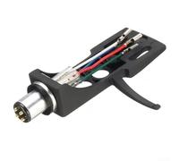 Kit de remplacement de cartouche de platine avec coque pour Audio-Technica AT3600L & AT91, compatible avec Pioneer PLX-1000/PL-518/PL-530, construction métallique, pour faciliter la tâche (noir)