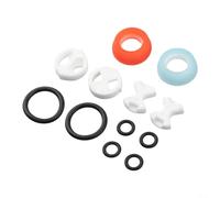 Kit de remplacement de cartouche de robinet 12 pièces avec disques de valve en porcelaine, rondelles toriques en caoutchouc et joints en silicone pour réparation de robinet mitigeur pour arrêter les