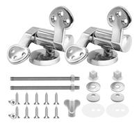 Kit de remplacement de charnières pour abattant de WC, kit de montage pour couvercle de WC à fermeture amortie, charnière en alliage de zinc