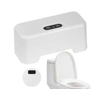 Kit de remplacement de chasse d'eau automatique sans - Lavabo automatique rechargeable avec charge USB et batterie de 1800 mAh pour toilettes privées et publiques