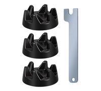Kit de remplacement de coupleur de mélangeur - Pièces de couplage noires robustes, outil complet inclus, performances fiables | Composant d'appareil de cuisine pratique pour la réparation et le rempla