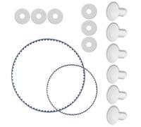 Kit de remplacement de courroie d'entraînement pour Polaris 360 380 BlackMax, polyuréthane renforcé avec cordons intérieurs, kit de réparation pour nettoyeur de piscine