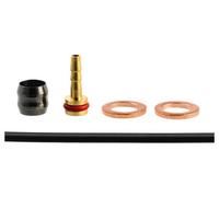 Kit durite de remplacement elvedes pour frein hydraulique tektro - trp noir diam