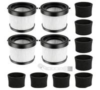 Kit De Remplacement De Filtre Lavable DCV5011H, 12 Pièces, Compatible Avec DEWALT,DCV501HB, Pièces De Rechange For Aspirateur À Main Sans Fil 20V