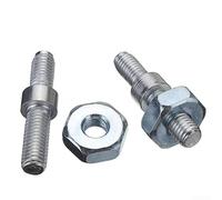 Kit de remplacement de goujons et écrous à barre pour tronçonneuse - Compatible avec les modèles 260, 024, 026, 028, 031, 032 - Construction en acier dur - 45 pièces