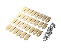 Kit de Remplacement de Lames de Tondeuse à Gazon en Acier Inoxydable for tondeuses à Gazon robotisées Husqvarna Automower et Gardena 35 x 18 x 0,75 mm(Gold 30PCS)