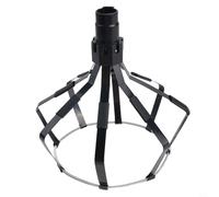 Kit de remplacement de lampe en métal et plastique à grande portée (L) | Trois tailles de cage S, M L, gère différentes formes d'ampoule, augmente l'efficacité, construction en plastique métallique