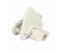 Kit de remplacement de loquet de portail de bateau pour ponton pour cadres carrés de 2,5 à 3,2 cm, convient aux portes à charnière gauche et droite, matériel en ABS et acier inoxydable