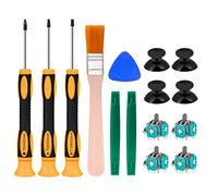 Kit de Remplacement de Manette Analogique 3D, Kit de Démontage de Kit de Remplacement de Manette Analogique Professionnelle 15 Pièces pour Contrôleur de Jeu