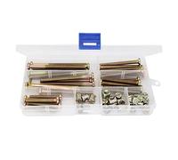 Kit de remplacement de matériel de vis de berceau de lit M6x40mm / 50mm / 60mm / 70mm / 80mm, vis à capuchon à douille à entraînement hexagonal, écrous à baril, boulons, assortiment d ' écrous
