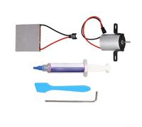 Kit de remplacement de moteur de ventilateur de cheminée à bois avec générateur thermoélectrique, auto-alimenté, pas de batterie nécessaire, compatible avec la plupart des ventilateurs de poêle