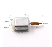 Kit de remplacement de moteur de verrouillage de porte centrale, adapté for niss-an Le-af 2013 - 2021, for moteur FC-280SC-18180