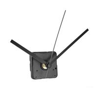 Kit de remplacement de mouvement d'horloge à quartz avec fonction silencieuse, convient aux panneaux d'horloge de 2 à 3 mm et une longueur de tige de 13 mm (noir)