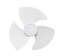 Kit de remplacement de pales de ventilateur à trois pales pour circulateurs d'air de 24 cm de diamètre supportant une utilisation au sol, au plafond, sur un bureau et un ventilateur tour (blanc)