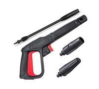 Kit de remplacement de pistolet pulvérisateur à gâchette avec lance pour nettoyeur haute pression 2350 PSI, système de connexion rapide pour Bosch, AQT avec buse de lance de pulvérisation réglable et