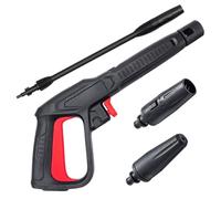 Kit de remplacement de pistolet pulvérisateur à gâchette avec lance pour nettoyeur haute pression 2350 PSI, Système de connexion rapide pour Bosch, AQT avec buse de lance (2 buses)