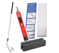 Kit de remplacement de poignée de golf : outil pour améliorer le contrôle de la poignée | Mangue ergonomique non glissante, fournitures de formation, pratique, récupération, tournoi, accessoires durs