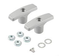 Kit de remplacement de poignée de valve d'égout en aluminium pour véhicule récréatif - 2 pièces pour tube d'extension de valve de vidange pour compatibilité avec le système de vanne