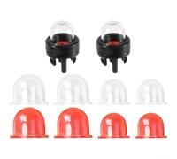 Kit de remplacement de pompe à ampoule avec 8 ampoules à carburant pour carburateur Zama et 2 pièces de moteur pour tronçonneuse Souffleur de feuilles réparation