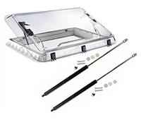 Kit de Remplacement de Ressort à Gaz Compatible avec le Puits de Lumière Seitz Dometic Heki 2. Accessoires Caravane ou Camping-car. (Kit d'Installation Complet.)