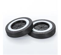 Kit de remplacement de roues pour barbecue (2 pièces), roues universelles pratiques et résistantes au sable pour chariots à main